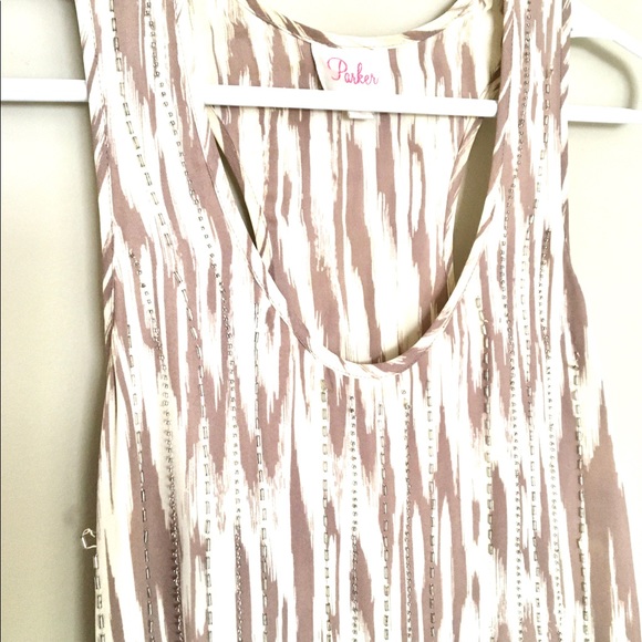 PARKER Beaded Tank Mini Dress - Picture 2 of 7
